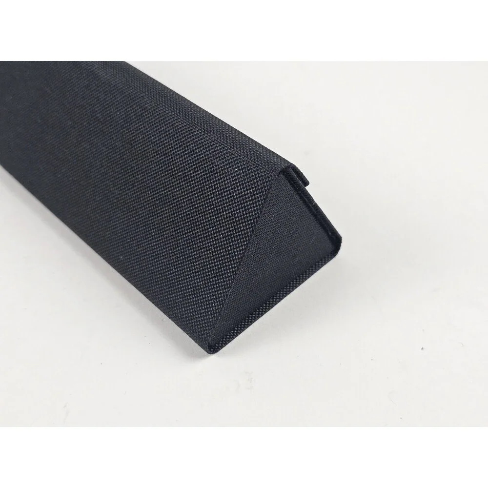 Kirkland Signature Black Triangle Eyeglass Glasses Magnetic Fabric Case